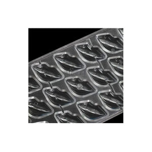 Pack X2 Molde Chocolate Acrilico Moldes Chocolate Molde Beso Bandeja Transparente Para Chocolate Moldes De Chocolate En... Gris Claro