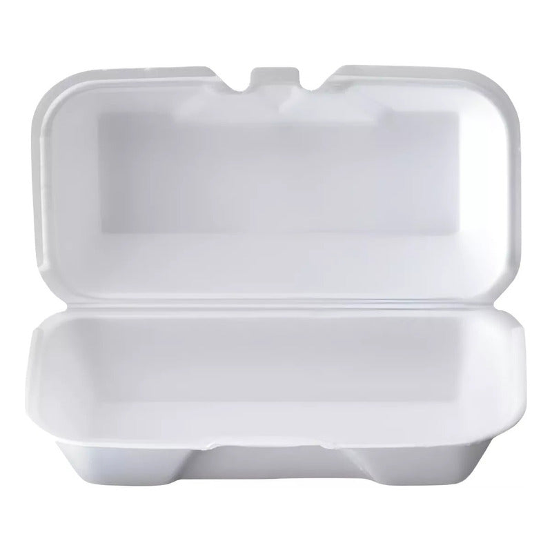 Envases De Plumavit Para Comida Porta Completo Pack 100 Und