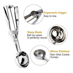 Cucharas Para Helado Cuchara Helado Cuchara De Helado 4,5,6 Gris Claro