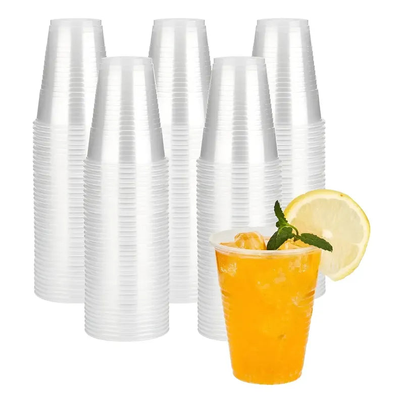 100 Vasos Plasticos Desechables Vasos Plasticos Vaso 200ml Vasos Descartables 6.8oz Vasos Desechables Para Bebidas Vasos... Transparentes / Vasos Plasticos 200ml/6.8oz