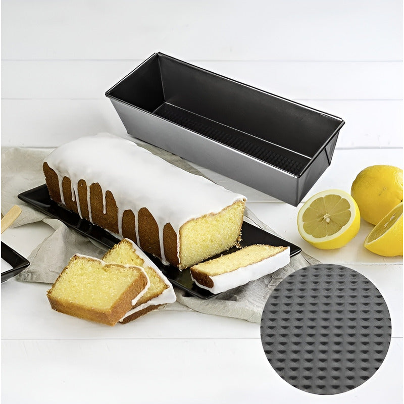 Pack X4 Molde Pan Molde Para Pan De Molde Rectangular 35cm Gris