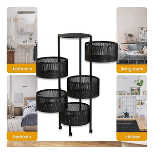 Carro Organizador Ruedas Organizador Para Cocina Baño 5nivel