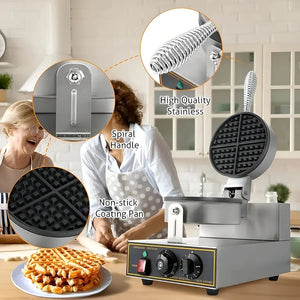 Maquina De Waffles Waflera Maquina Para Hacer Waffles Wafles Color Gris