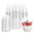 Pack X200 Vasos Plasticos Desechables Vaso Domo Sin Hoyo 9oz