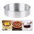 Molde Torta Molde Queque Molde Aluminio Moldes Torta 28x10cm Gris Fijo 28x10cm