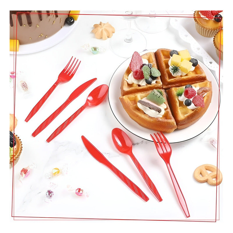 12 Cuchillos Plastico Cuchillo Desechable Servicio Cubiertos