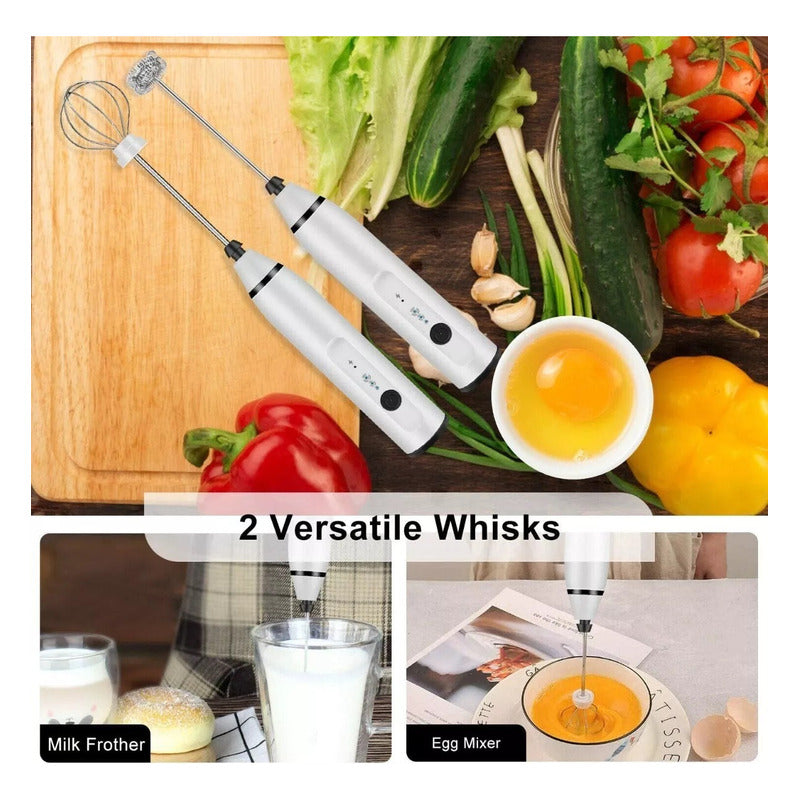 Batidora Electrica Mini Batidor Espumador De Leche Batidoras