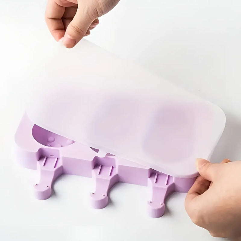 Moldes De Silicona Para Helados Molde Paletas Helado Conejo Multicolor