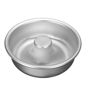 Molde Torta Molde Queque Redondo Molde Aluminio Flanera 18cm Gris Claro