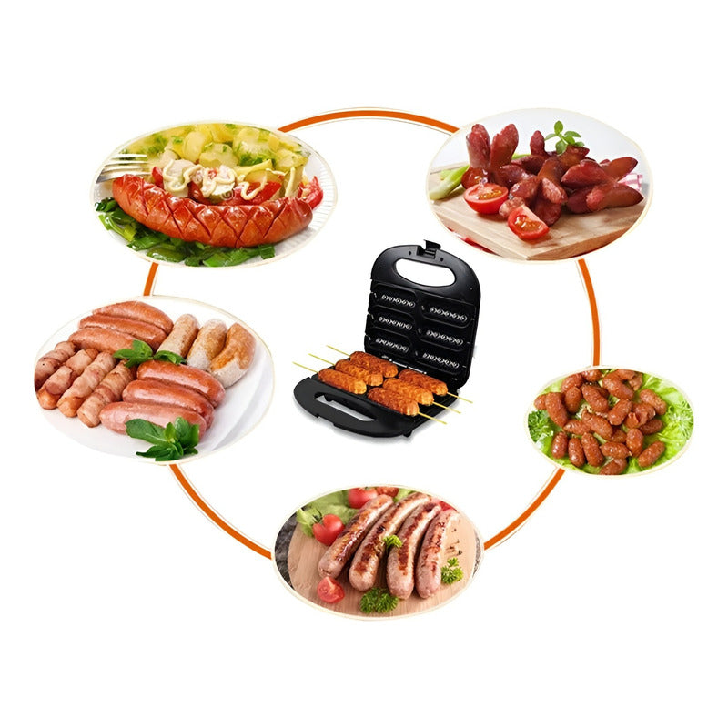 Maquina Doggie Hot Dog Maker Longaniza Completo Yoguis Maquina Sk-110