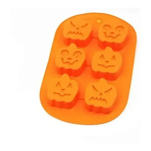 X2 Moldes Halloween Moldes Silicona Halloween Molde Calabaza Naranjo