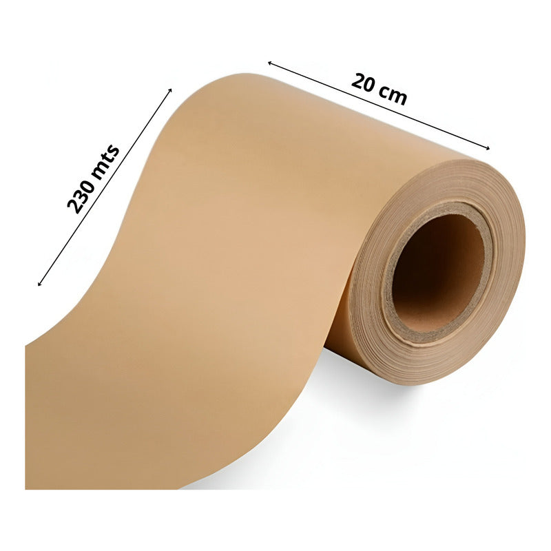 Rollo Papel Embalaje Rollo Papel Kraft Rollo Papel 20x230mts Marrón