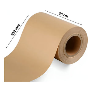 Rollo Papel Embalaje Rollo Papel Kraft Rollo Papel 20x230mts Marrón