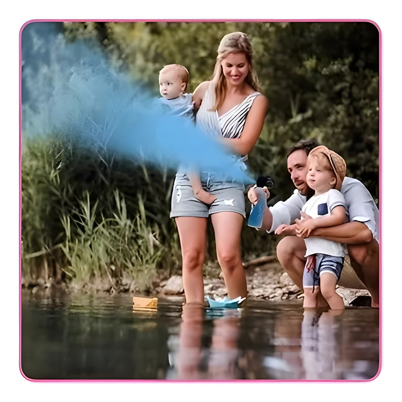 Pack X2 Extintor Humo Revelacion De Genero Cañon Spray Humo