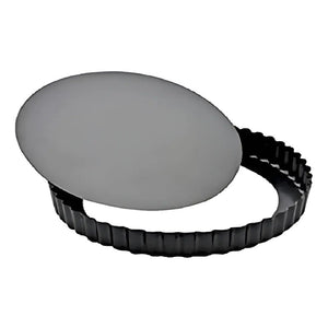 Pack3 Moldes Desmontables Molde Desmontable Tarta 20 24 26cm Borde Acanalado Perfectos Para Tartas De Frutas Moldes Reposteria Inferior Extraíble Revestimiento Resistente Para Horno Pasteleriuscl Gris