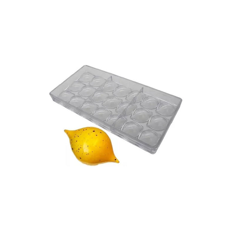 Moldes Chocolate Moldes De Chocolate Policarbonato Limon 21c Gris