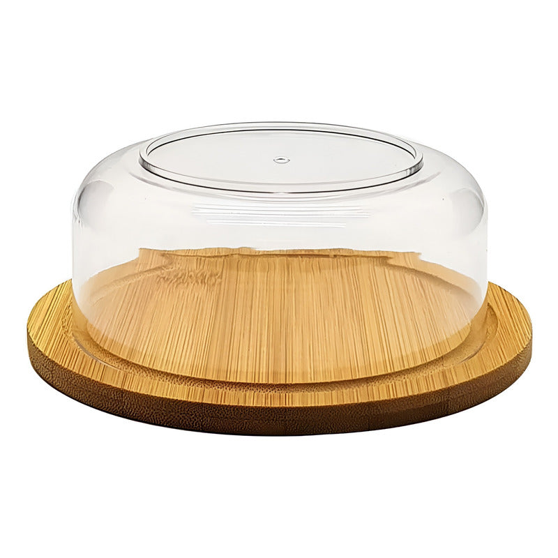 Base Para Torta Porta Torta Cupula De Vidrio Exhibición 25cm