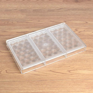 Set 2 Molde Policarbonato Molde De Chocolate Barra Hexagono
