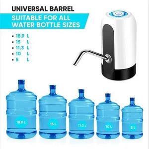 Bomba Dispensador Usb Agua Electrónico Botellon Recarga Color Blanco