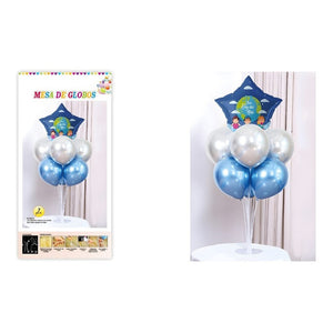 Set De Decoracion Soporte De Globos Base Para Globos Azul