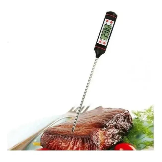 Termómetro De Cocina Digital Para Alimentos Gastronomía Negro