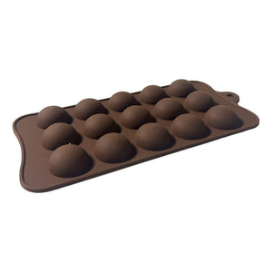 2 Moldes De Chocolate Moldes Chocolate Silicona 15 Esfera