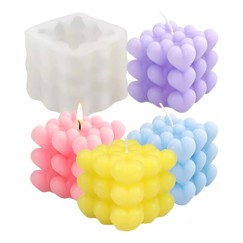 X4 Molde Para Cocina Velas Moldes Para Hacer Velas Corazon 3d Insumos Para Hacer Velas Moldes De Silicona Para Velas Insumos Velas Molde Silicona Para Hacer Velas Pasteleriuscl