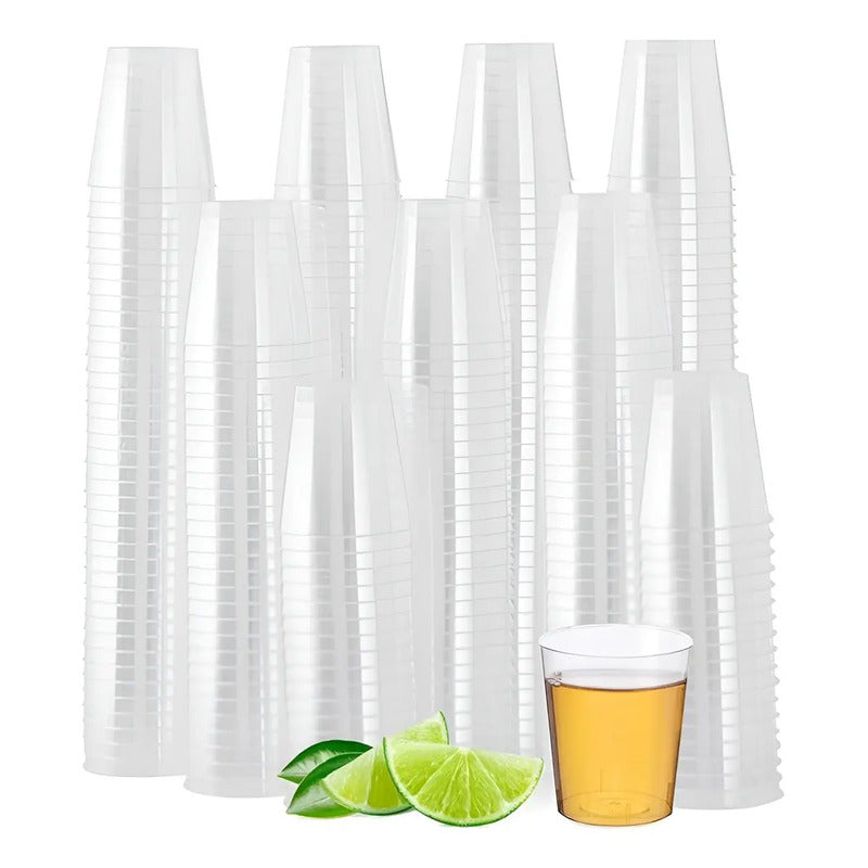 X100 Pocillos Para Postres Vasos Plasticos Vasos Shot 30ml Transparente / Pocillos Para Postres / 30ml Vasos Pequeños Reutilizables Cuencos Transparentes Para Servir Dulces Pocillos Pasteleriuscl