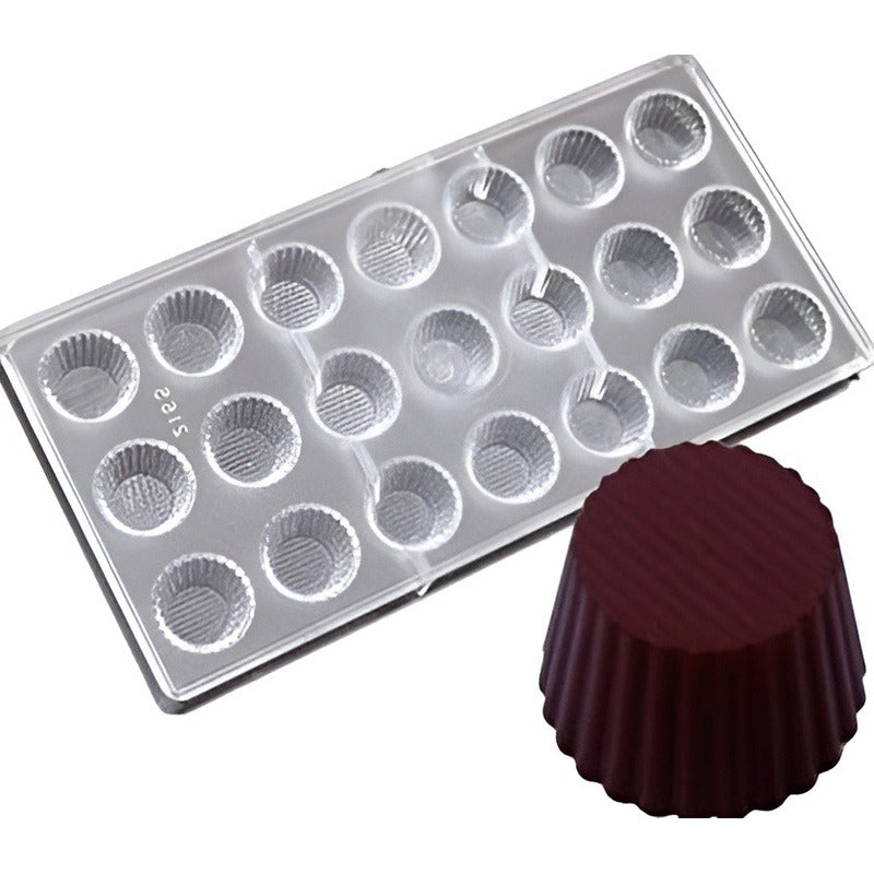 Moldes Chocolate Moldes De Chocolate Policarbonato Circular Transparente