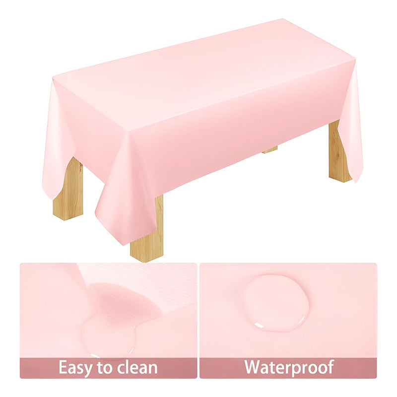 Set Cumpleaños Servilletas Vasos Platos Desechables 20 P/p Rosa