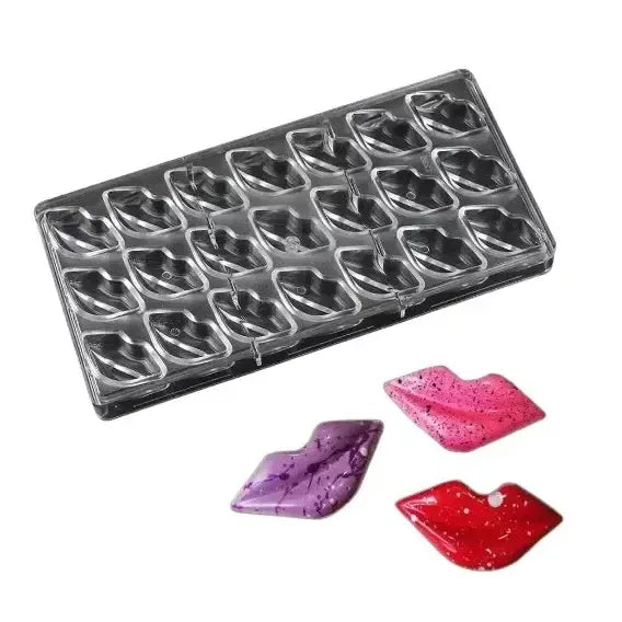 Molde Chocolate Acrilico Molde De Chocolate Molde De Beso Insumos Reposteria Moldes Para Bombones Molde De Chocolates... Transparente