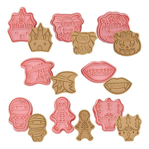 8 Moldes Galletas Halloween Cortadores De Galletas Cortador
