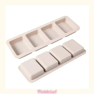 Moldes Silicona Molde De Silicona De Jabon Molde Jabon 4cavi Moldes De Silicona Loción De Bombas De Baño Para Hacer Jabón Moldes De Silicona Jabon Silicona Molde De Jabon Cuadrado Pasteleriuscl Gris