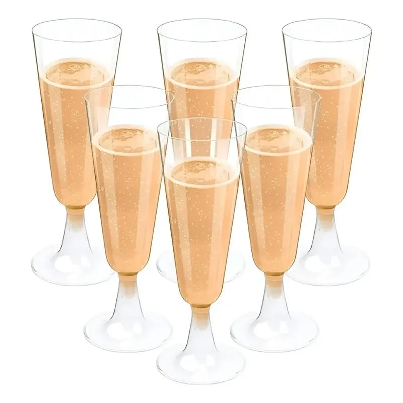 20 Copas De Champagne Copa Acrilico Copas Champaña 5oz/162ml Transparente