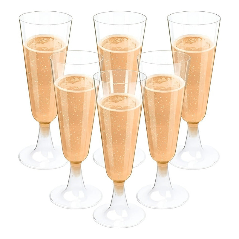 20 Copas De Champagne Copa Acrilico Copas Champaña 5oz/162ml Transparente