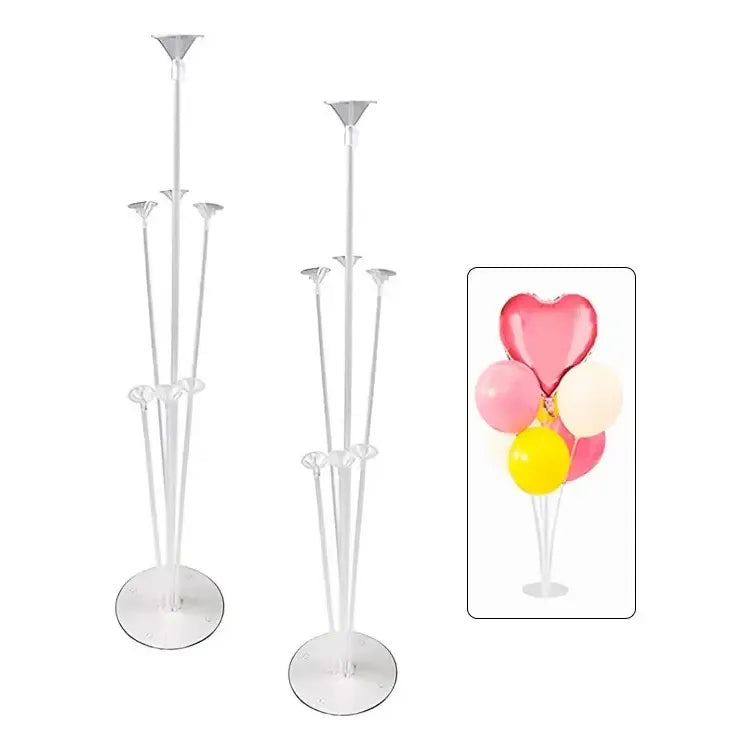 X2 Soporte De Globos Varillas Para Globos Varilla De Globos Blanco