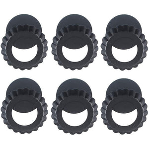 Pack X6 Moldes Tartaleta Desmontable Molde Tartaleta 10,5cm