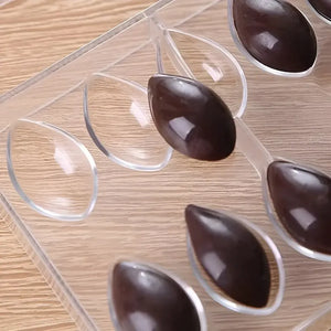 Molde Para Chocolate Ovalado De Acrílico Con 24 Cavidades Molde De Barra De Chocolate Herramientas Para Pastelería Molde De Chocolate 3d Molde Duradero Fácil Liberación Antiadherente Pasteleriuscl