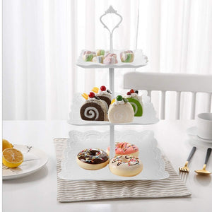 Set 2 Porta Torta Base De Torta Porta Cupcakes Porta Cupcake