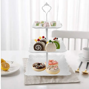 Set 2 Porta Torta Base De Torta Porta Cupcakes Porta Cupcake