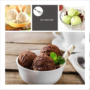 Cucharas Para Helado Cuchara Helado Cuchara De Helado 5cm Cucharas Para Hornear Con Liberación De Gatillo Cuchara... Gris