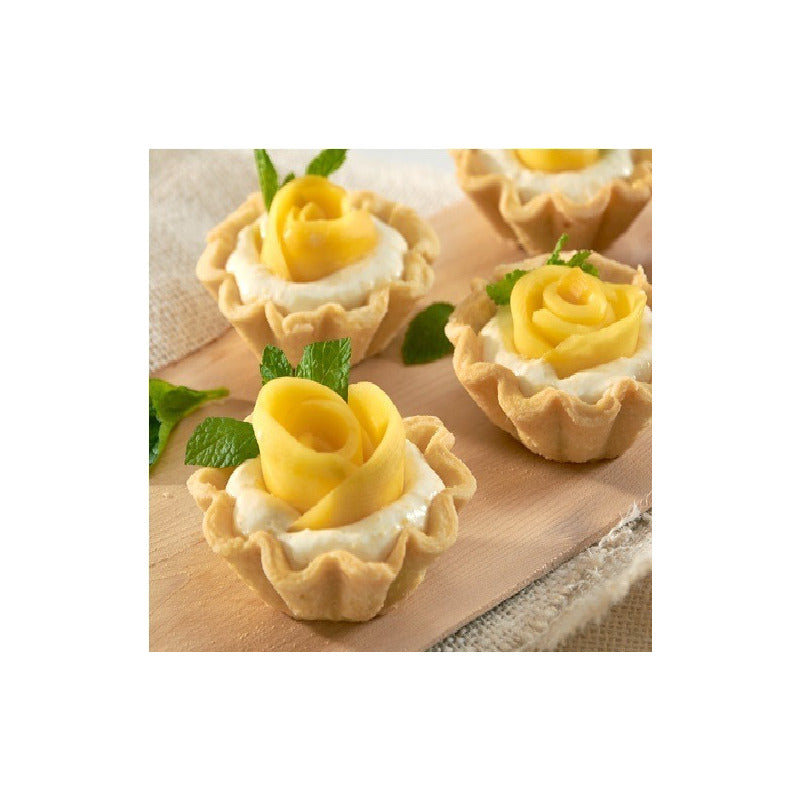 Pack X24 Molde Mini Tartaleta Tarta Moldes Aluminio 4,5cm Gris