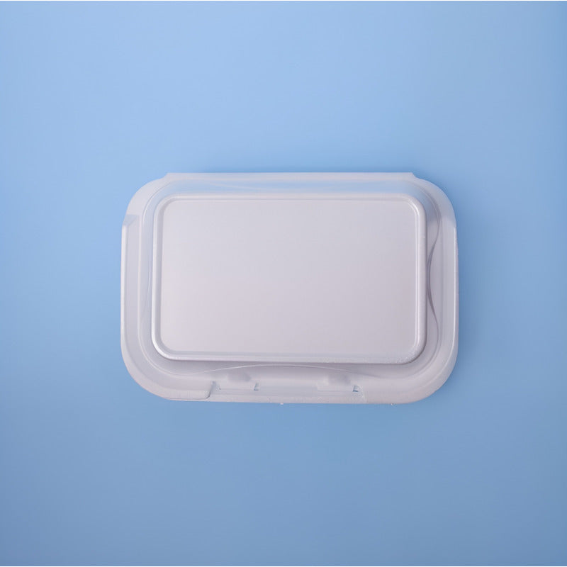 25 Bandeja Plumavit Bandeja Rectangular C/ Division Bandejas Blanco/ Envase Plumavit Con Division 296