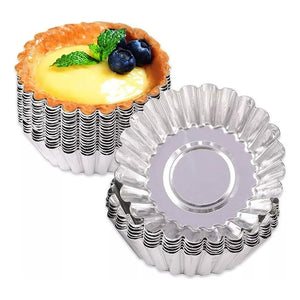 Pack 24 Molde Mini Tartaleta Tarta Moldes Para Reposteria