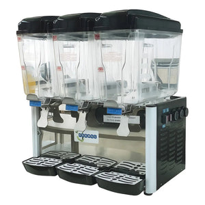 Dispensadores De Bebidas Frias Dispensador Electrico 3x18l Dispensador De Jugos Comercial Dispensadores Con Mezclador... Negro