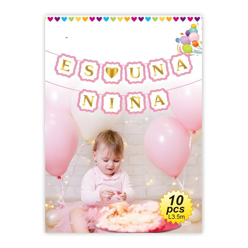 Guirnalda Revelacion De Genero Decoración Cotillon Fiestas