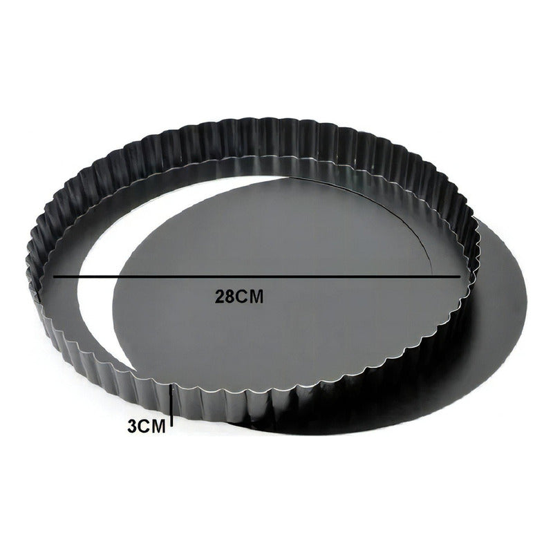 Pack X2 Molde Desmontable Moldes Desmontables Moldes 28cm Moldes De Tartaletas Moldes De Pies Moldes De Kuchen Pasteleriacl