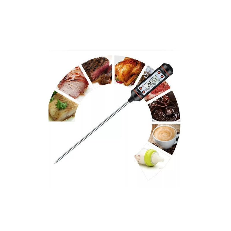 Termometro De Cocina Termómetro Horno Termometro Cocina  Gris Con Negro 014