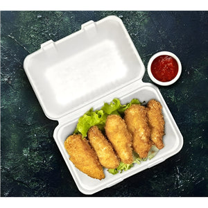 Pack X25 Envases De Plumavit Para Comida Bandeja Desechables