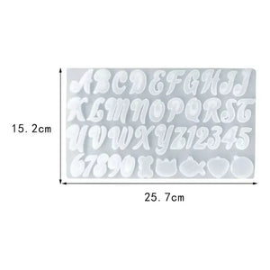 Molde De Silicona Letras Cursiva Molde De Letras Moldes De Silicona Letras Para Resina Molde Resina Molde Reposteria Moldes De Silicona Reposteria Moldes Para Resina 41cavid Cursiva Pasteleriuscl Gris